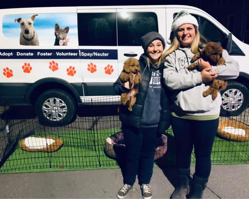 Our Iowa team educating about the Daniel Gingerich Puppy Mill