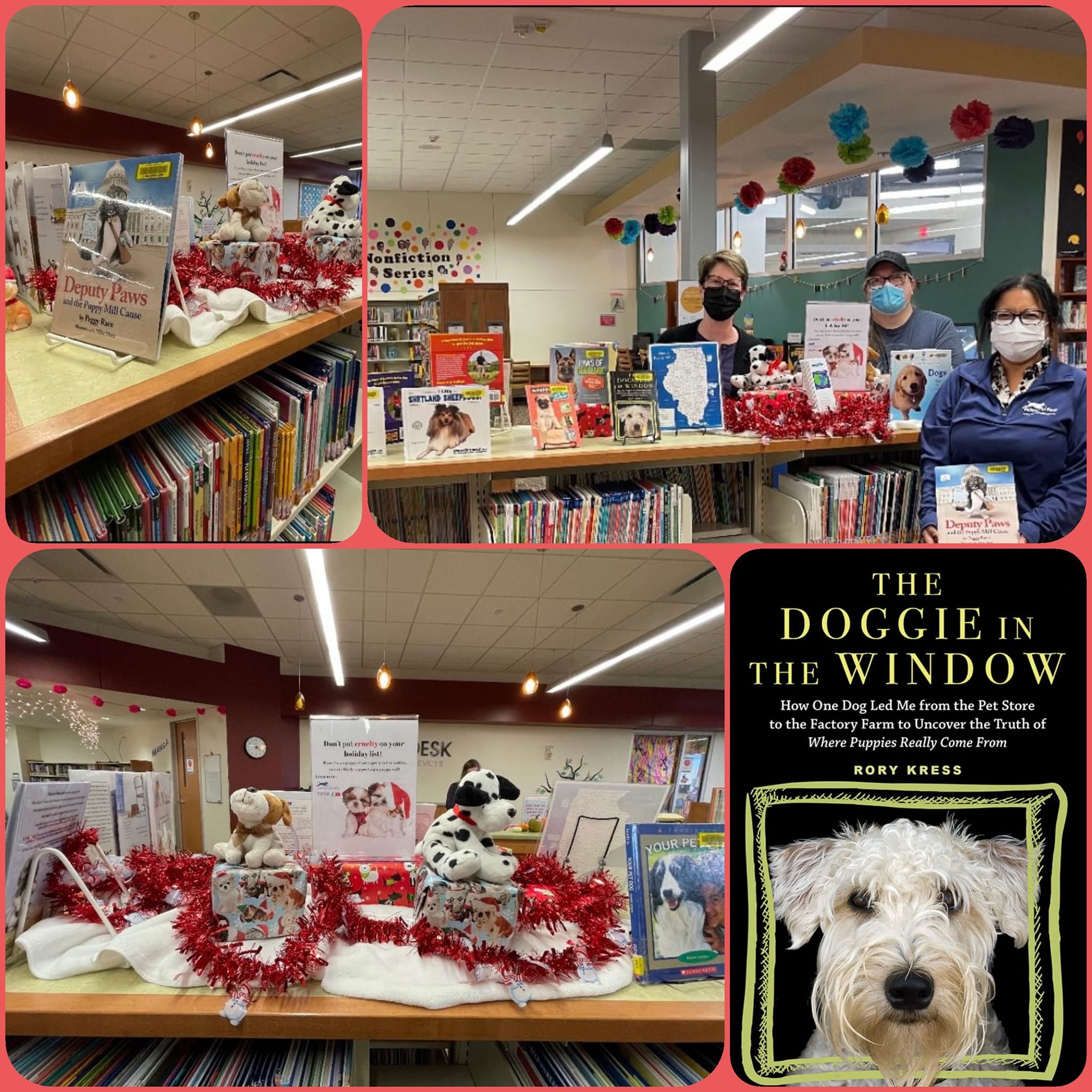 Illinois Puppy Mill Awareness Library Display