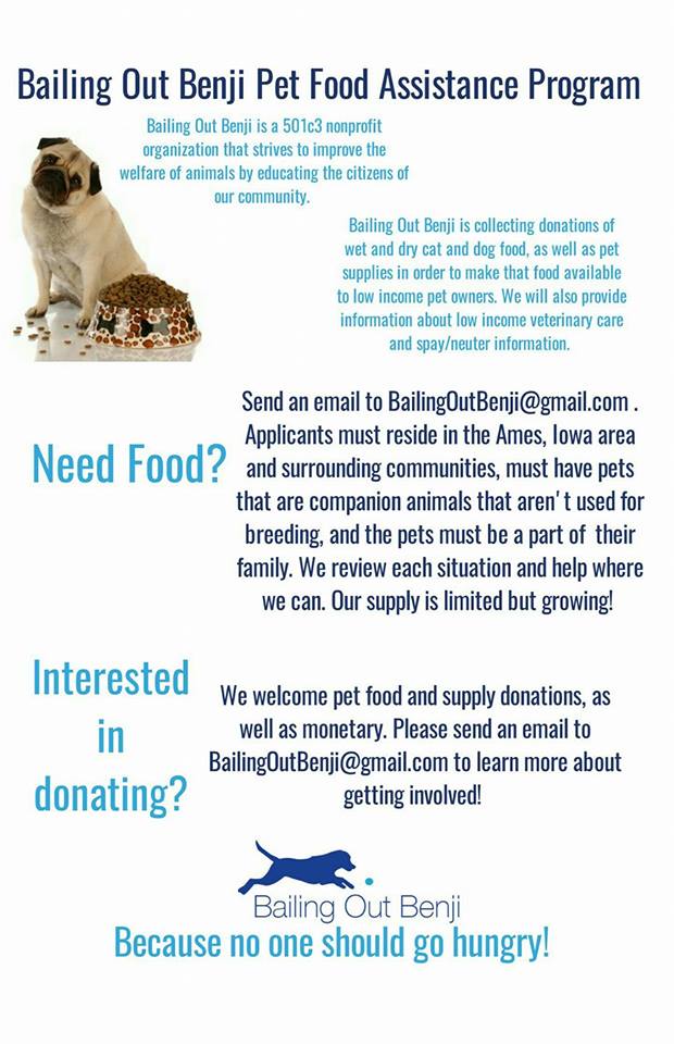 Iowa Pet Food Pantry Bailing Out Benji