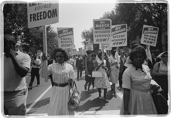 African American protest for equal rights, 1963